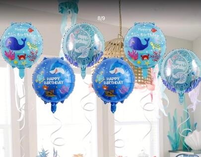 Helium Balloons for Above Table Decoration